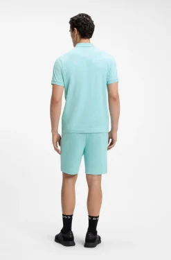 Regular-fit polo with embroidered logo