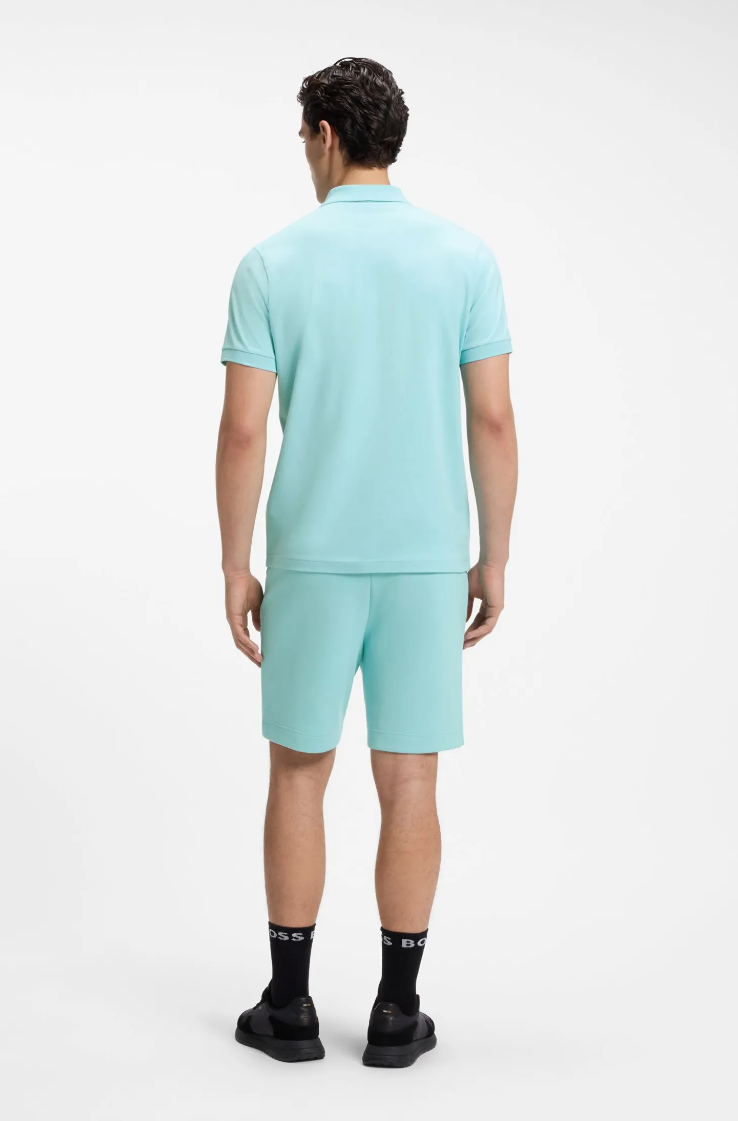 Regular-fit polo with embroidered logo