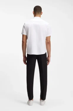 Regular-fit shirt in cotton jersey