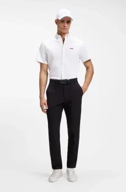 Regular-fit shirt in cotton jersey
