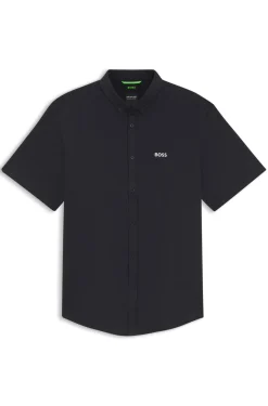 Regular-fit shirt in cotton jersey