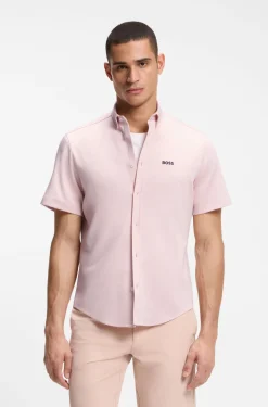 Regular-fit shirt in cotton jersey