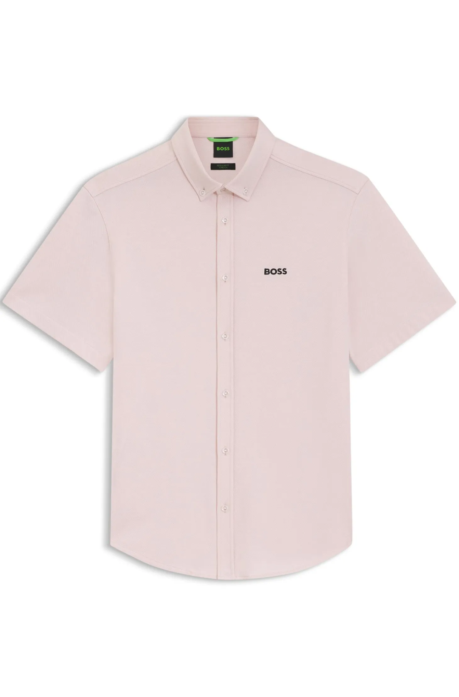 Regular-fit shirt in cotton jersey
