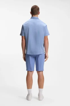 Regular-fit shirt in cotton jersey