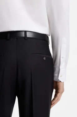 Regular-fit shirt in Italian-made cotton poplin
