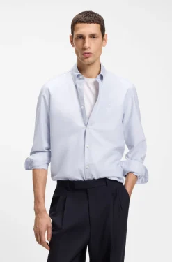 Regular-fit shirt in Oxford cotton