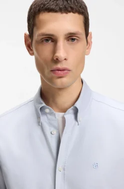 Regular-fit shirt in Oxford cotton