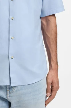 Regular-fit shirt in soft-washed Oxford cotton