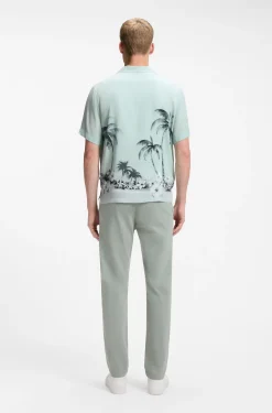 Regular-fit shirt with maxi print