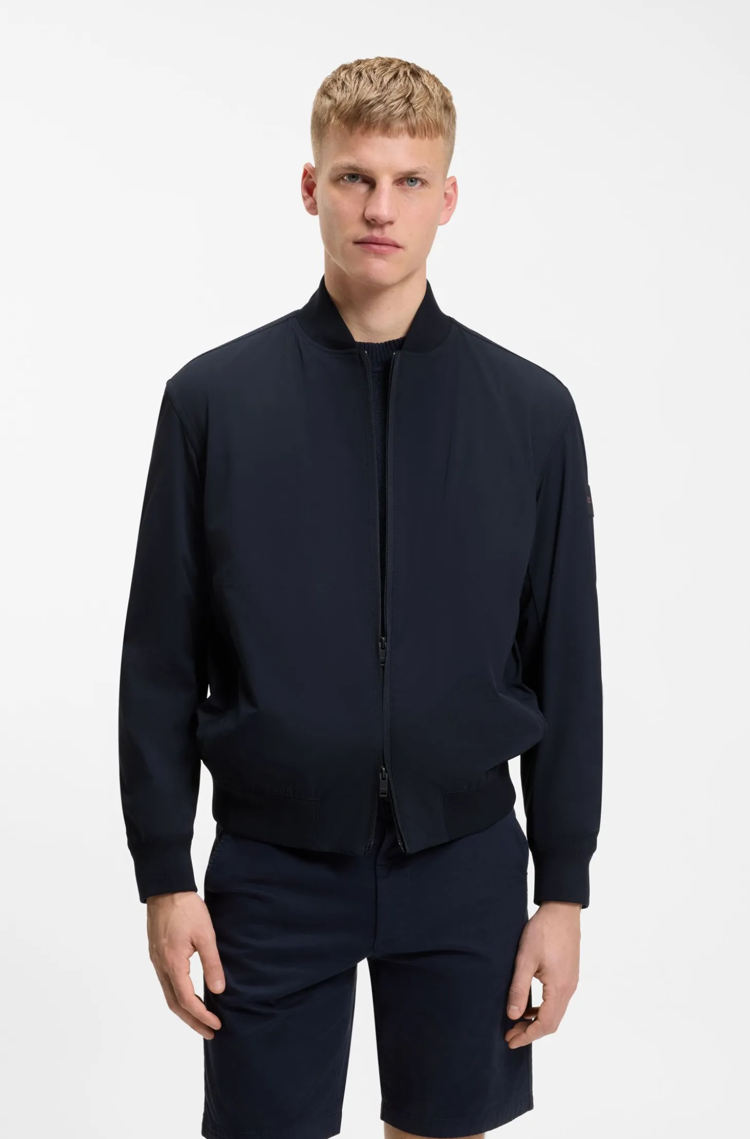 Regular-fit softshell jacket with four-way stretch