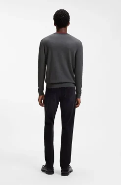 Regular-fit sweater in a cotton blend
