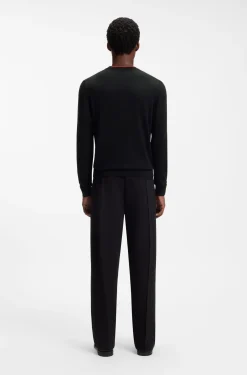 Regular-fit sweater in a cotton blend