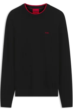 Regular-fit sweater in a cotton blend
