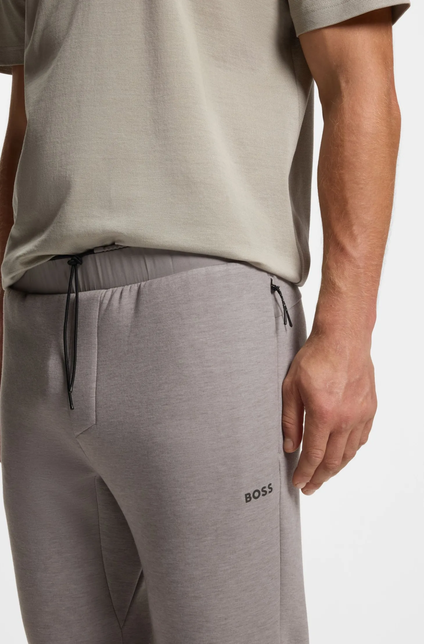 Regular-fit tracksuit bottoms with reflective details