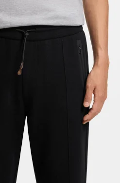Regular-fit tracksuit bottoms in a cotton blend