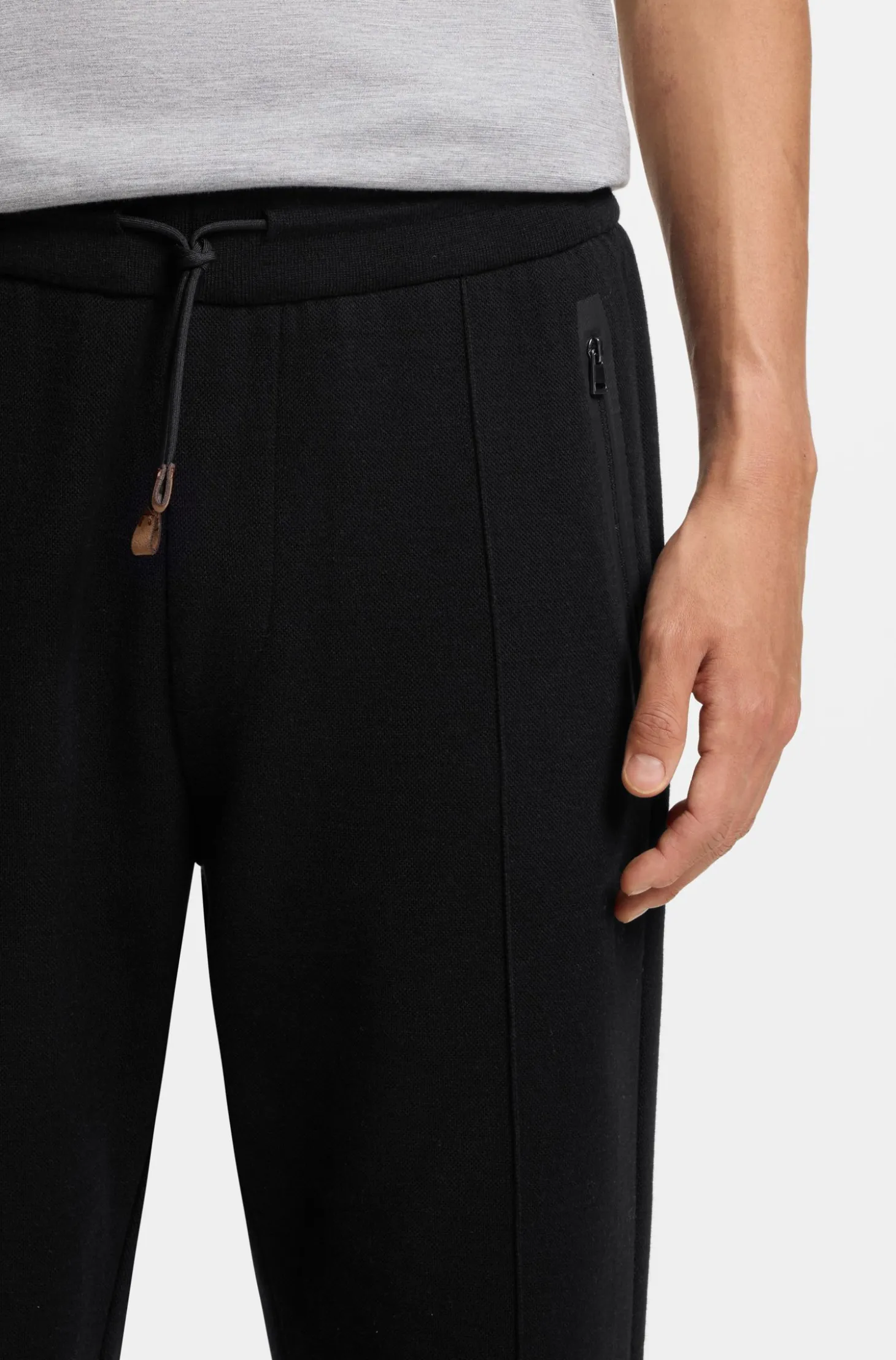 Regular-fit tracksuit bottoms in a cotton blend