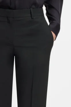 Regular-fit trousers in Italian-made virgin wool