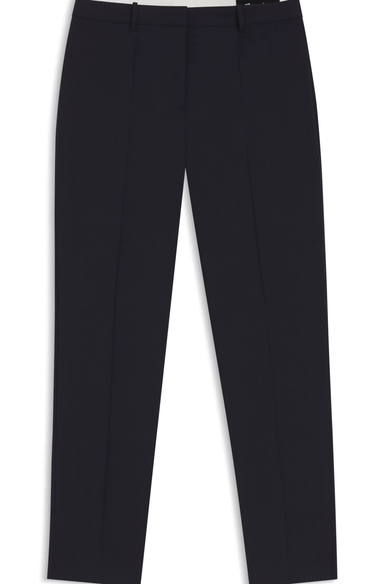 Regular-fit trousers in Italian-made virgin wool