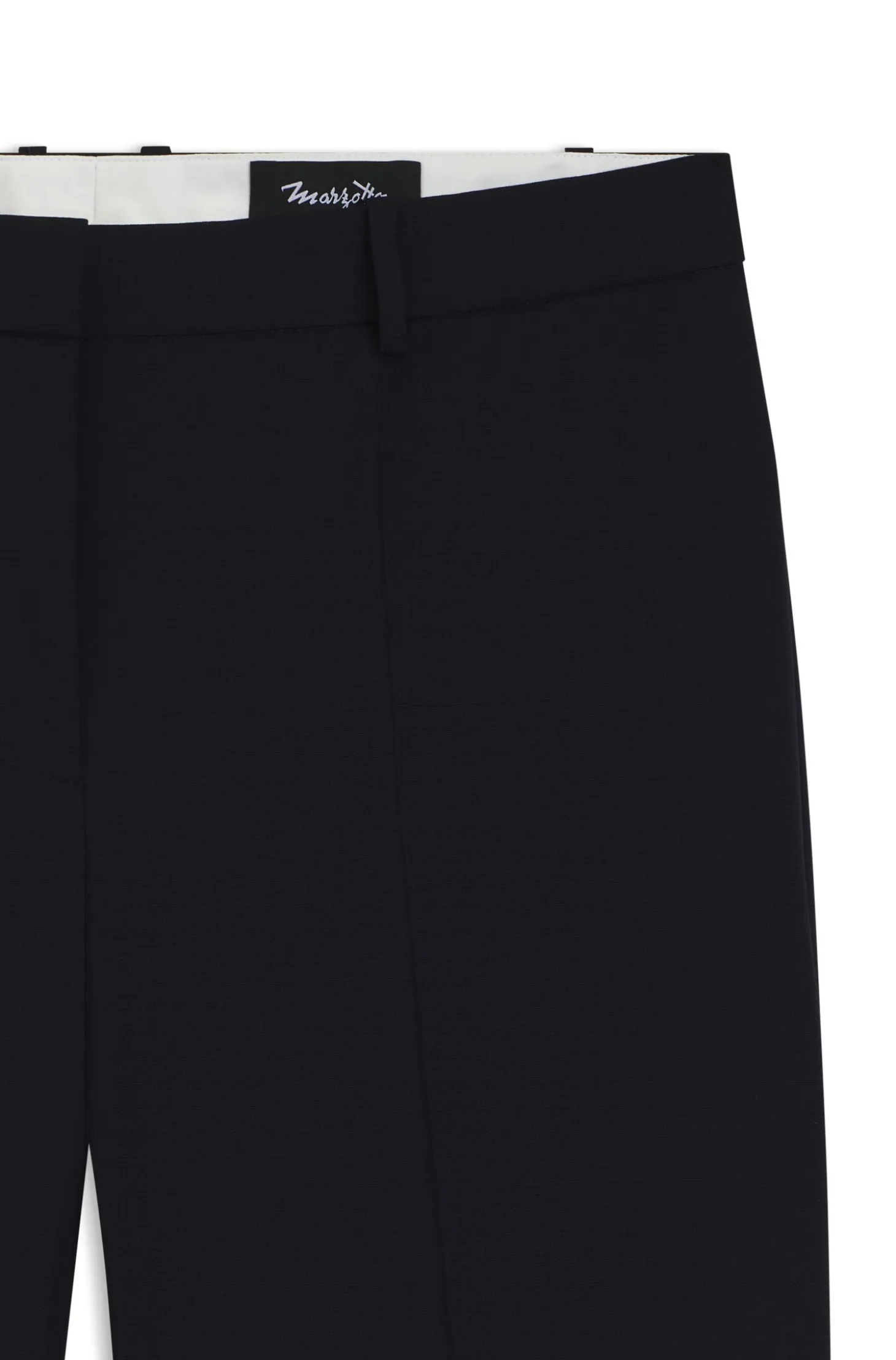 Regular-fit trousers in Italian-made virgin wool