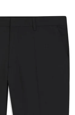 Regular-fit trousers in stretch wool