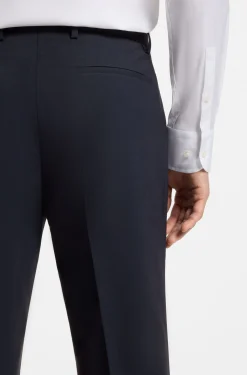 Regular-fit trousers in stretch wool