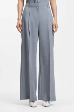 Regular-fit trousers in virgin wool