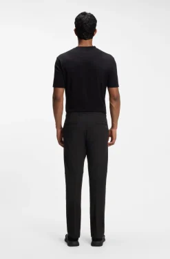 Regular-fit trousers in water-repellent stretch fabric
