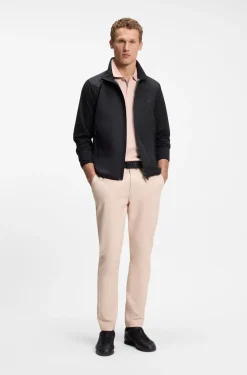 Regular-fit trousers in water-repellent stretch fabric