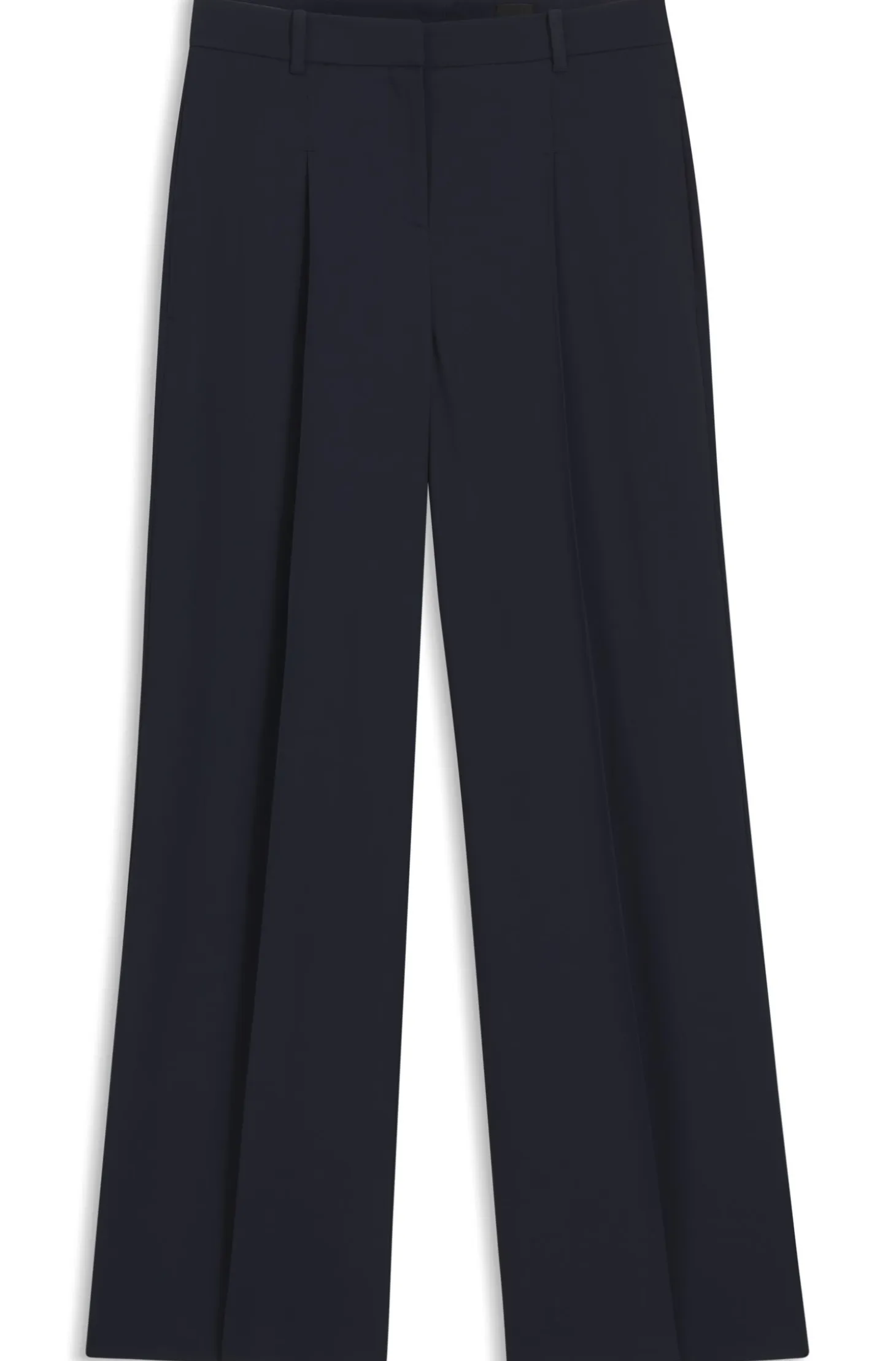 Regular-fit trousers with an extra-long leg