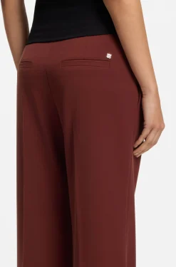 Regular-fit trousers with wide leg