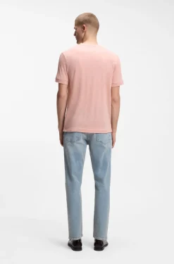 Regular-fit T-shirt in a wool blend