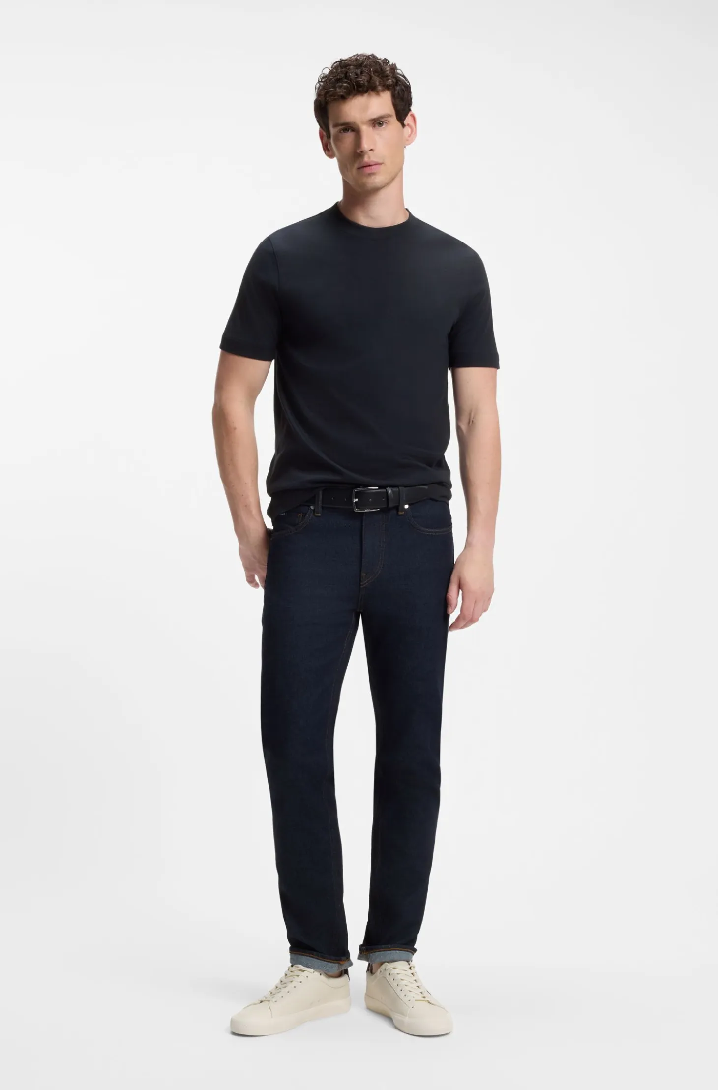 Regular-fit T-shirt in cotton jersey