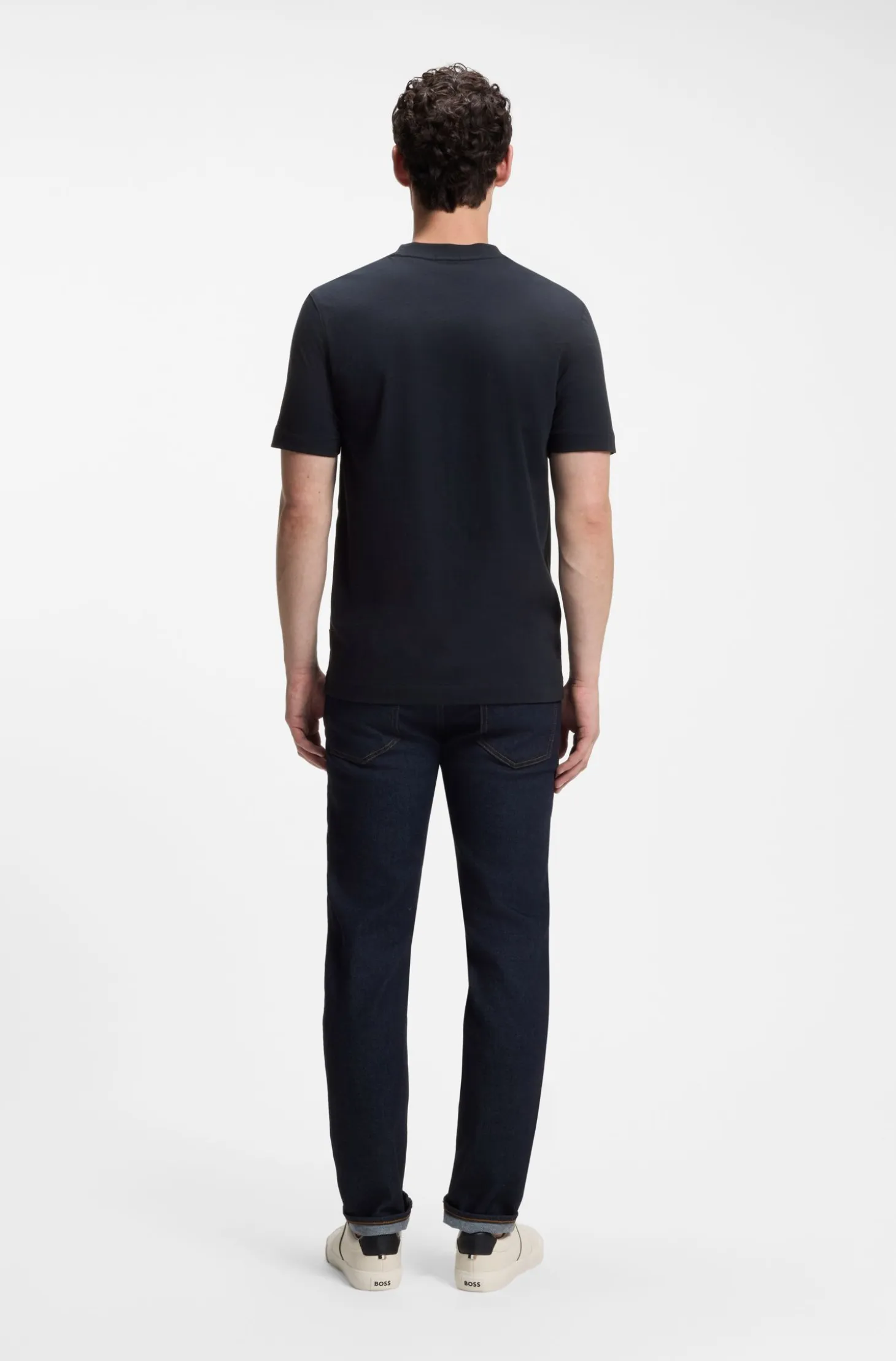 Regular-fit T-shirt in cotton jersey
