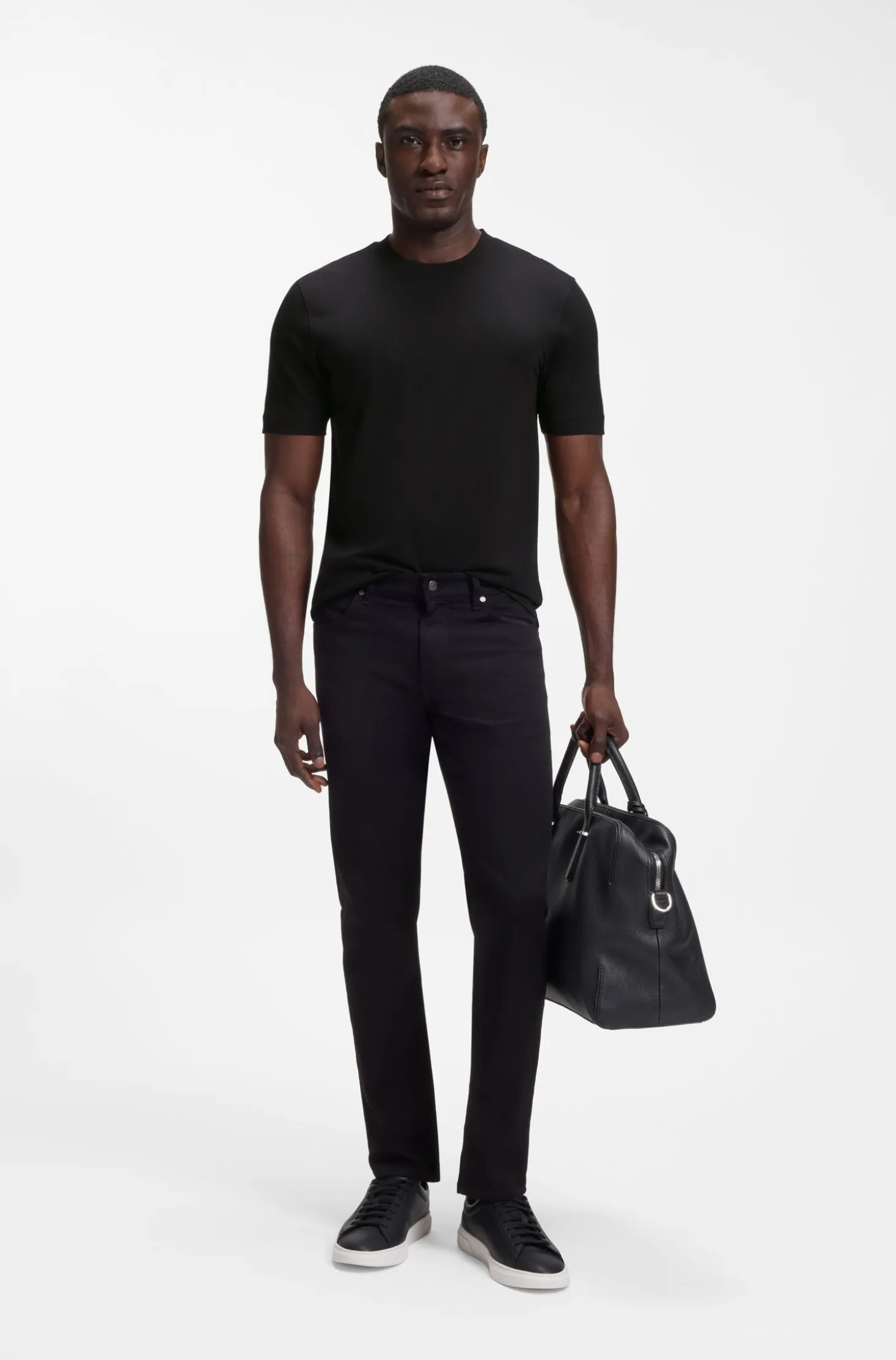 Regular-fit T-shirt in cotton jersey