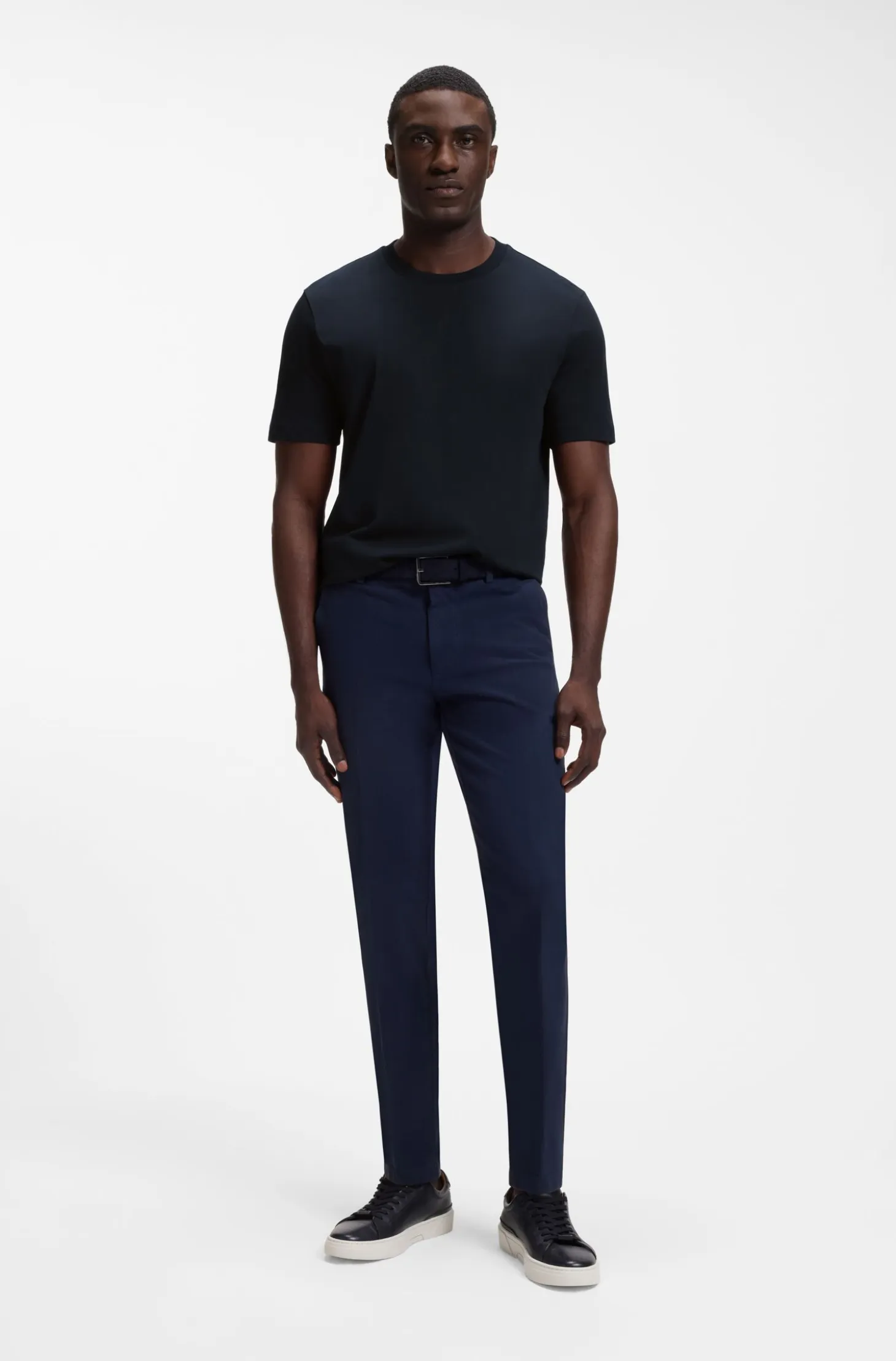 Regular-fit T-shirt in cotton jersey