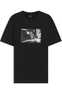 Regular-fit T-shirt in lightweight cotton jersey