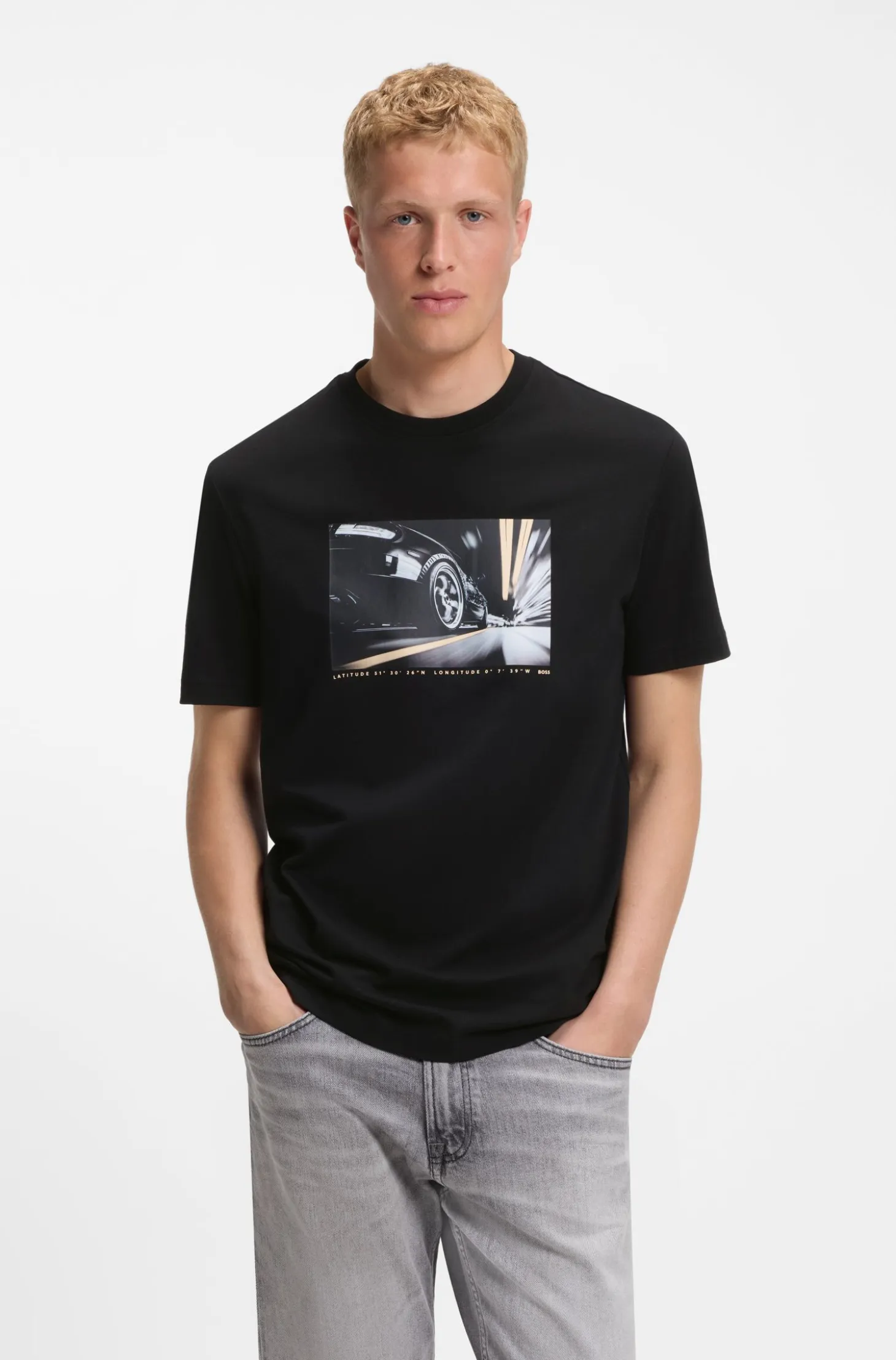 Regular-fit T-shirt in lightweight cotton jersey