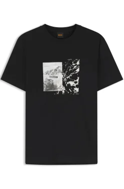 Regular-fit T-shirt in lightweight cotton jersey