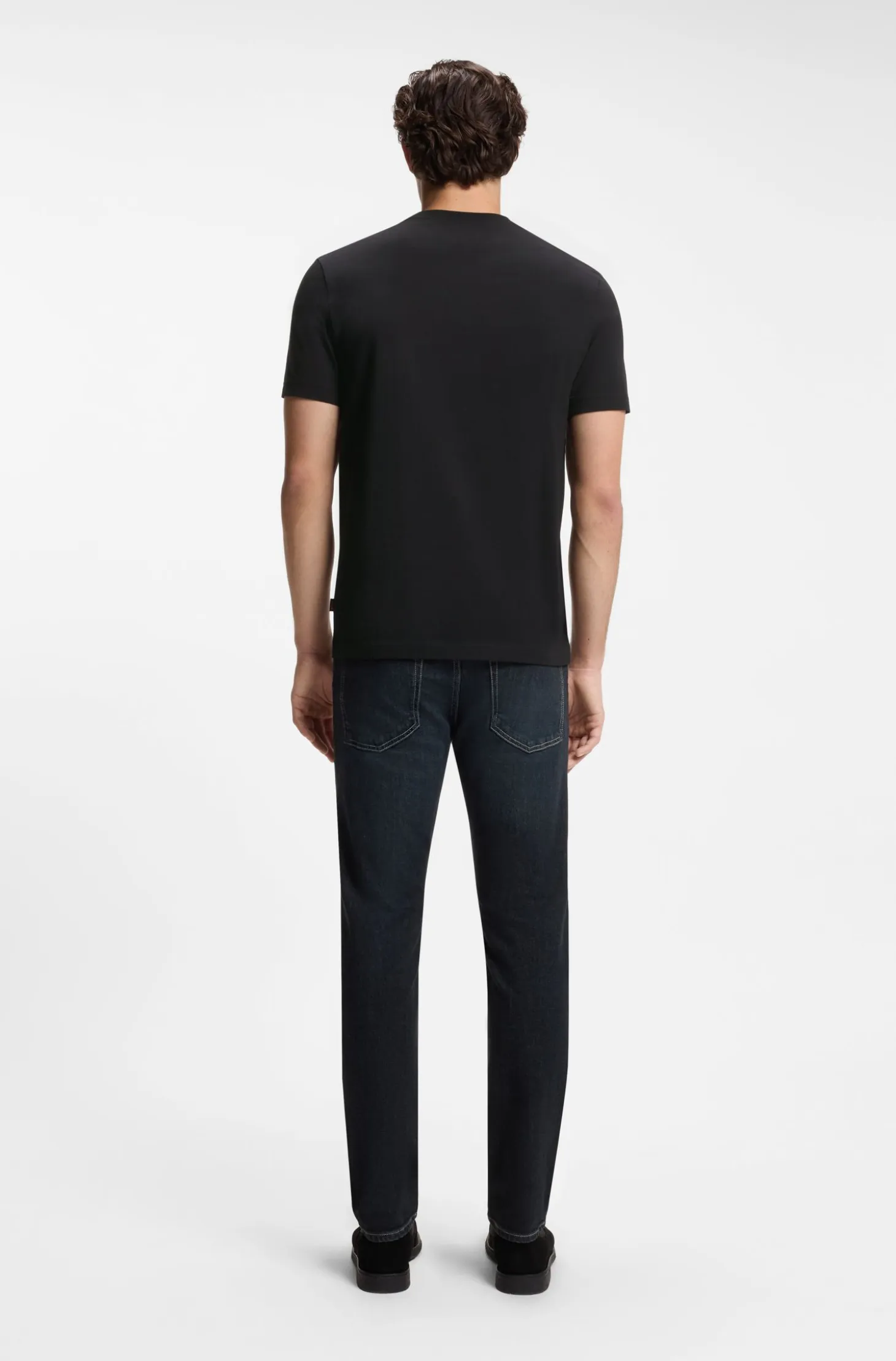Regular-fit T-shirt in lightweight cotton jersey