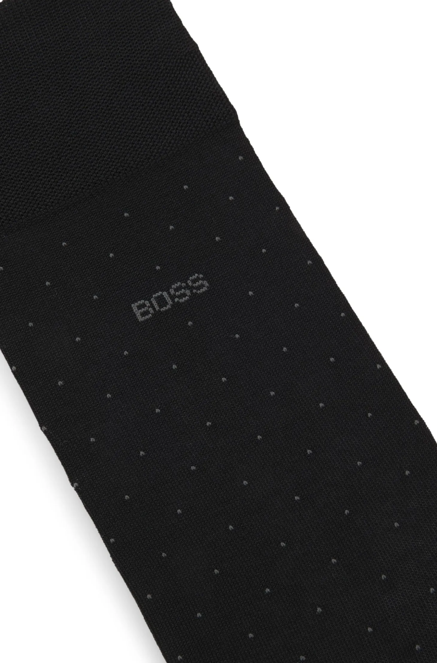 Regular-length socks in a mercerised-cotton blend
