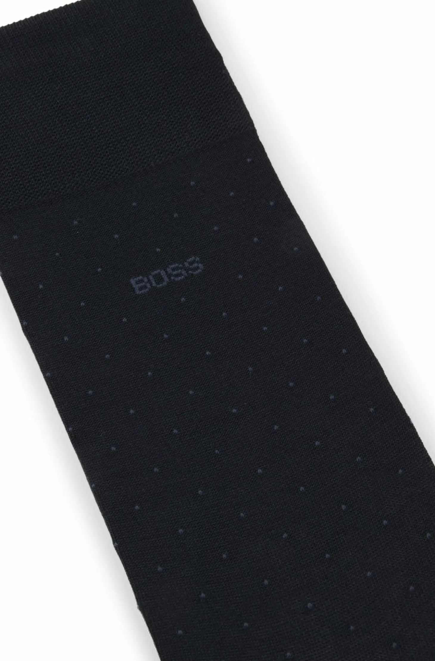 Regular-length socks in a mercerised-cotton blend