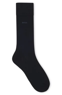 Regular-length socks in stretch cotton