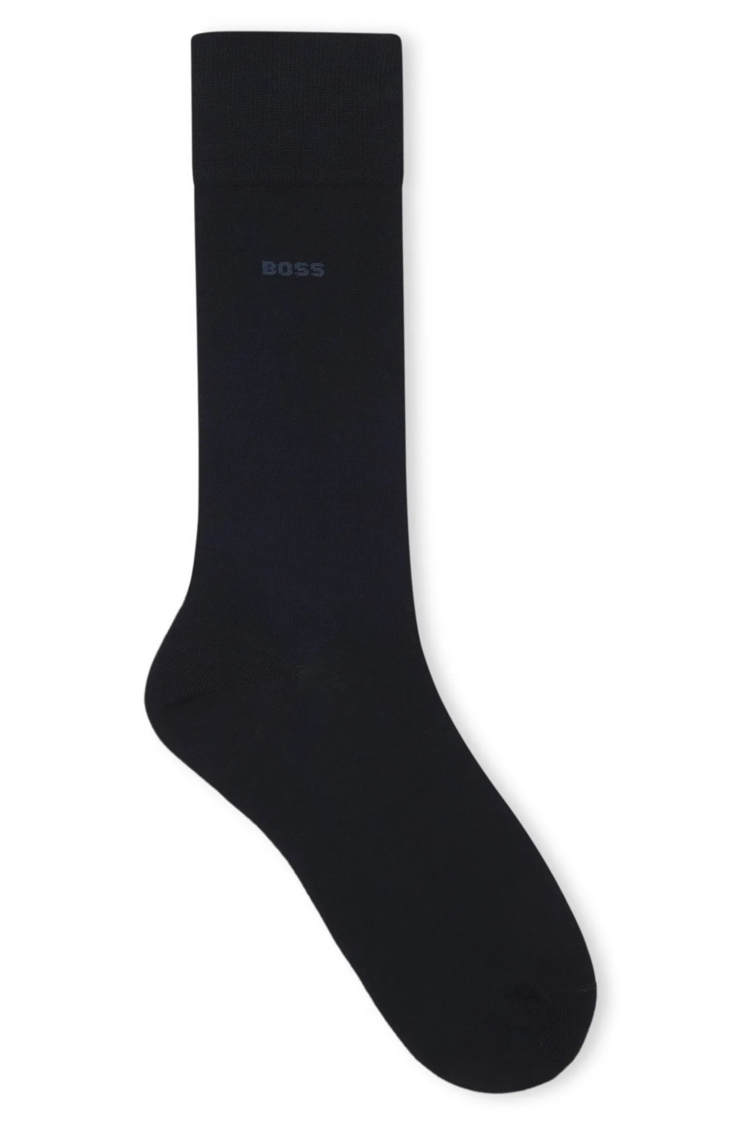 Regular-length socks in stretch cotton