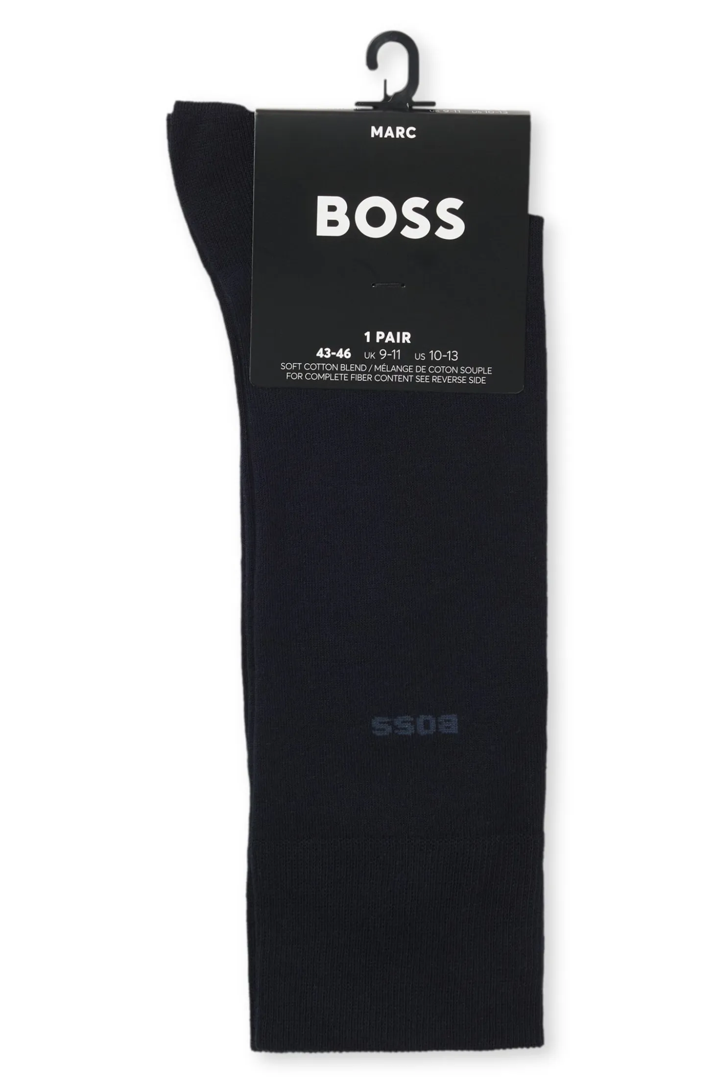 Regular-length socks in stretch cotton
