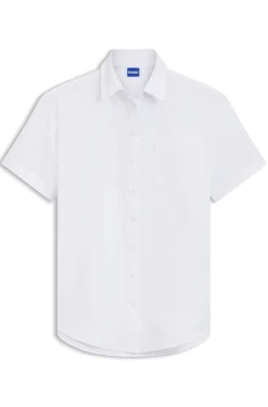 Relaxed-fit blouse in Oxford cotton