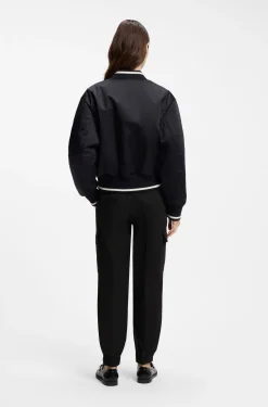 Relaxed-fit cargo trousers in stretch cotton