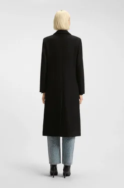Relaxed-fit coat in a wool blend