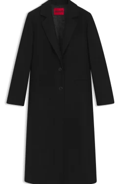 Relaxed-fit coat in a wool blend
