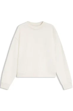 Relaxed-fit cotton sweatshirt with logo embroidery