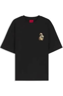 Relaxed-fit cotton T-shirt with printed artwork